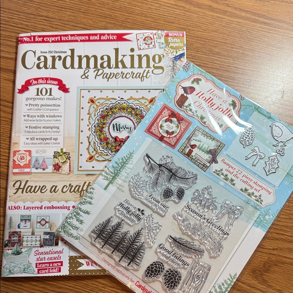 Cardmaking & Papercraft Magazine with Stamps